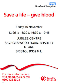 Save a life – give blood